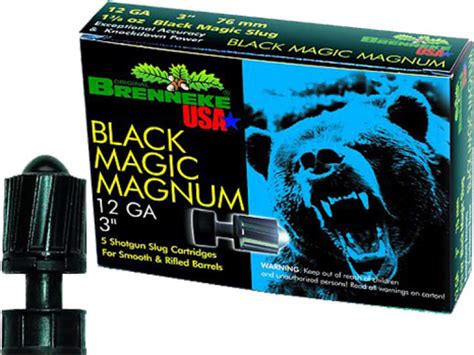 Brenneke black magic magnum loads